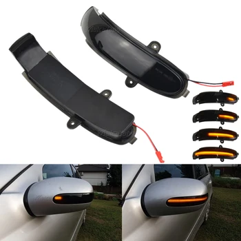 

Flashing Water LED Turn Signal Side Mirror Light For Mercedes Benz C Class W203 S203 CL203 2001-2007 Dynamic Indicator Blinker