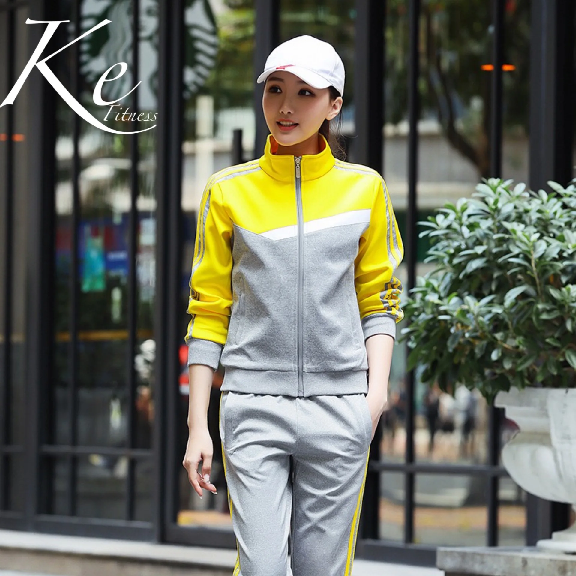 KE-traje deportivo de seda de Corea del Sur para hombre y mujer
