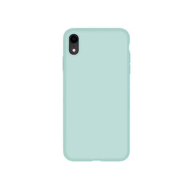 Чехол Devia Nature case для Apple iPhone XR(бирюзовый, силиконовый