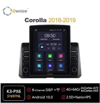 

Ownice Octa 8Core Android 10.0 Car Radio 2 Din forToyota Corolla 2018 - 2019 GPS 2 Din Auto Stereo Player 4G LTE Tesla Style