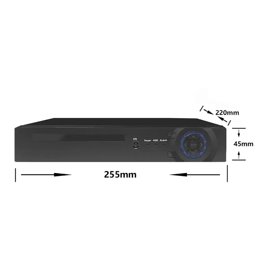Цифровой видеорегистратор RUSFEIDA 4/8CH POE H.265 + NVR для HD 2/3/4/5MP IP камера домашнего