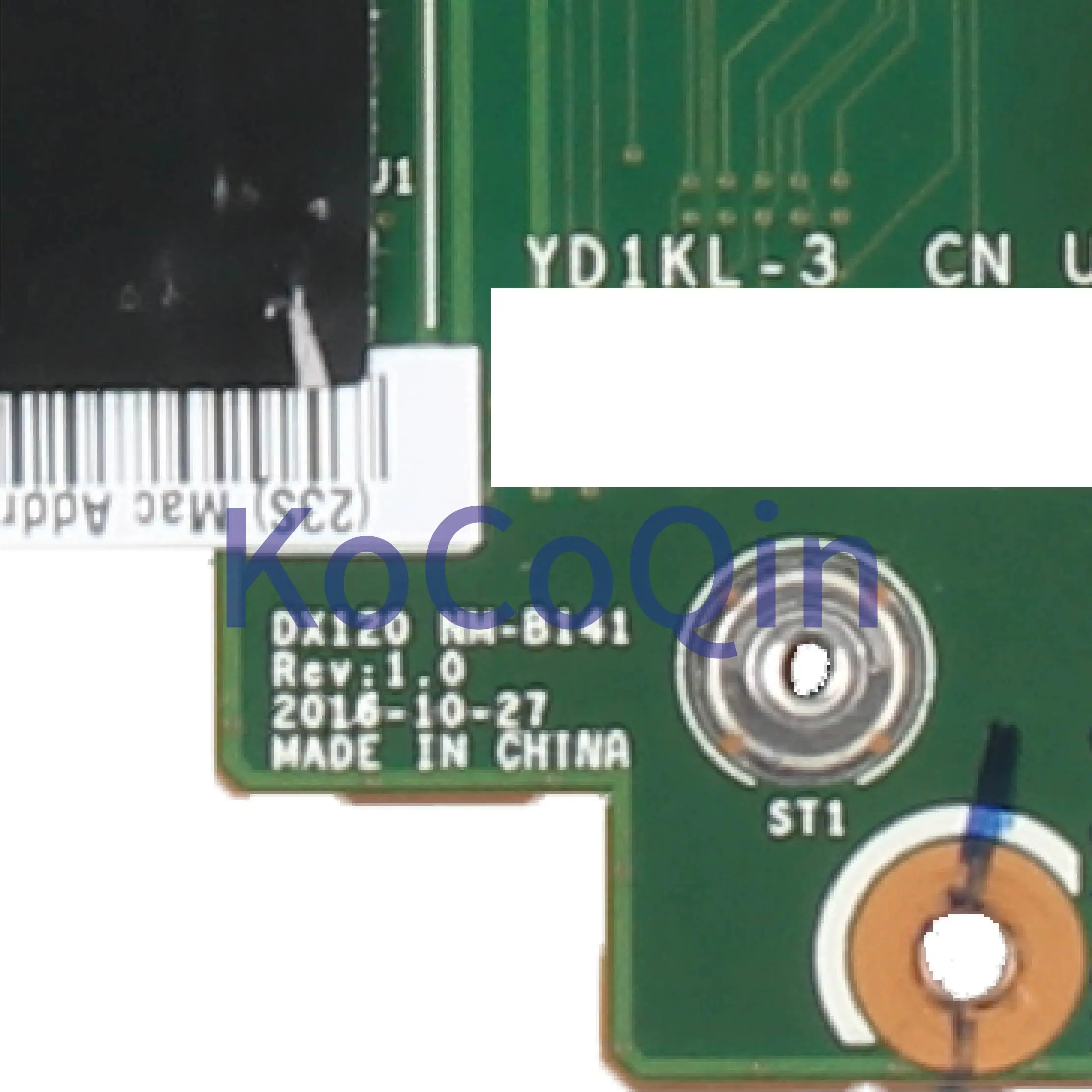 astounding  KoCoQin Laptop motherboard For LENOVO Thinkpad X1C Core i7-7500U Mainboard 01AY066 NM-B141 SR2ZV
