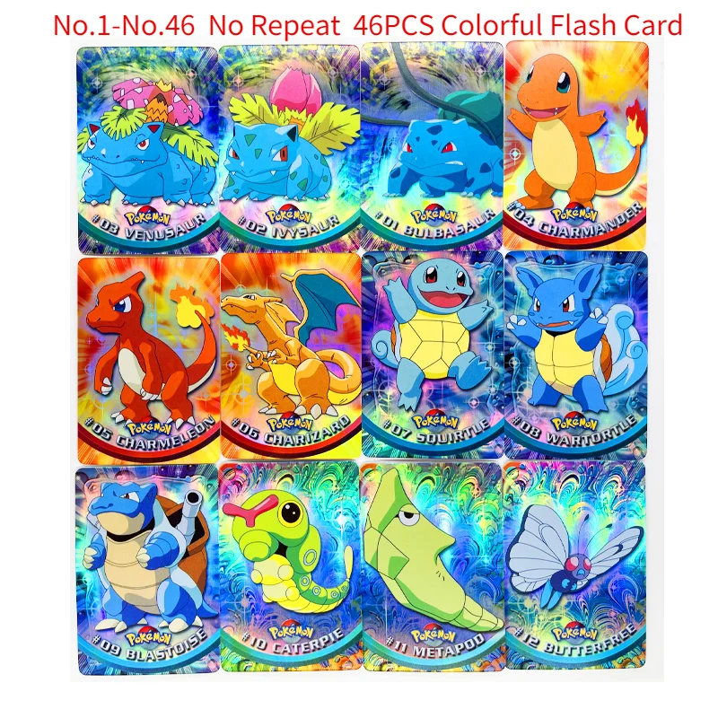 Pokemon Game Collection Anime Cards, Pikachu, Charizard, Greninja