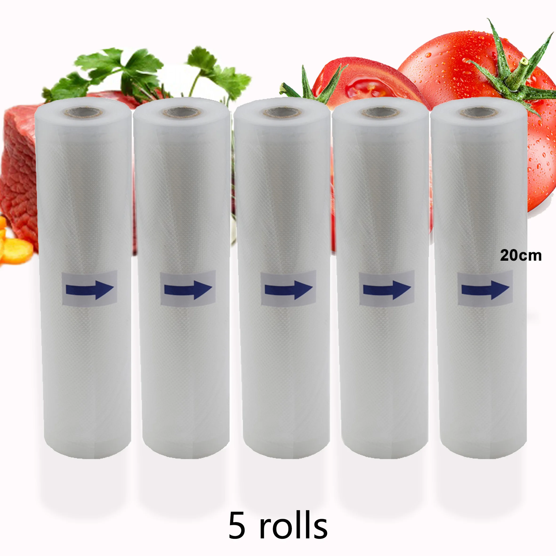 Storage bags for food vacuum bag sealer rolls for vacuum 