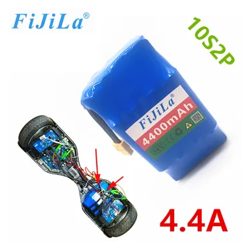 

10S2P 4.4AH 36V Rechargeable Lithium-ion Battery 4400mAh Battery Pack for Electric Self-hoverboard Suction Unicycle
