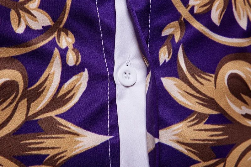 Men s shirt long sleeve men s court wind shirt fashionable large shirt printed long sleeve 5