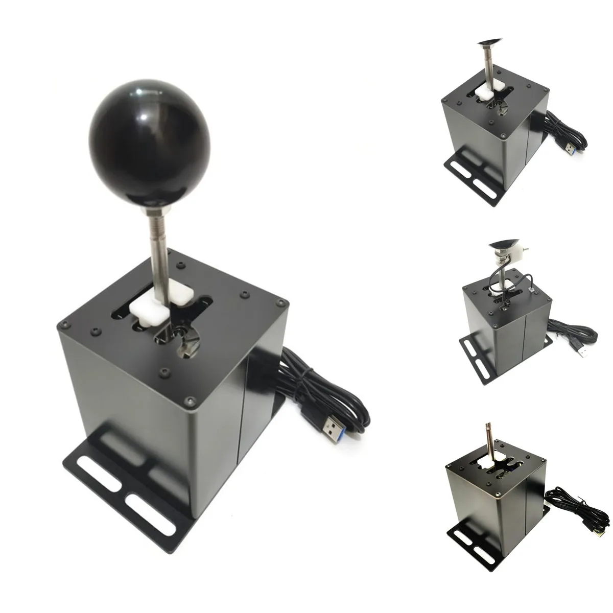 para Thrustmaster pc Botão de Câmbio para Logitech gt para Ets2 Sequencial Shifter G27 G29 G25 G920 T300rs - Shift Knob h Usb Sim - Image 2