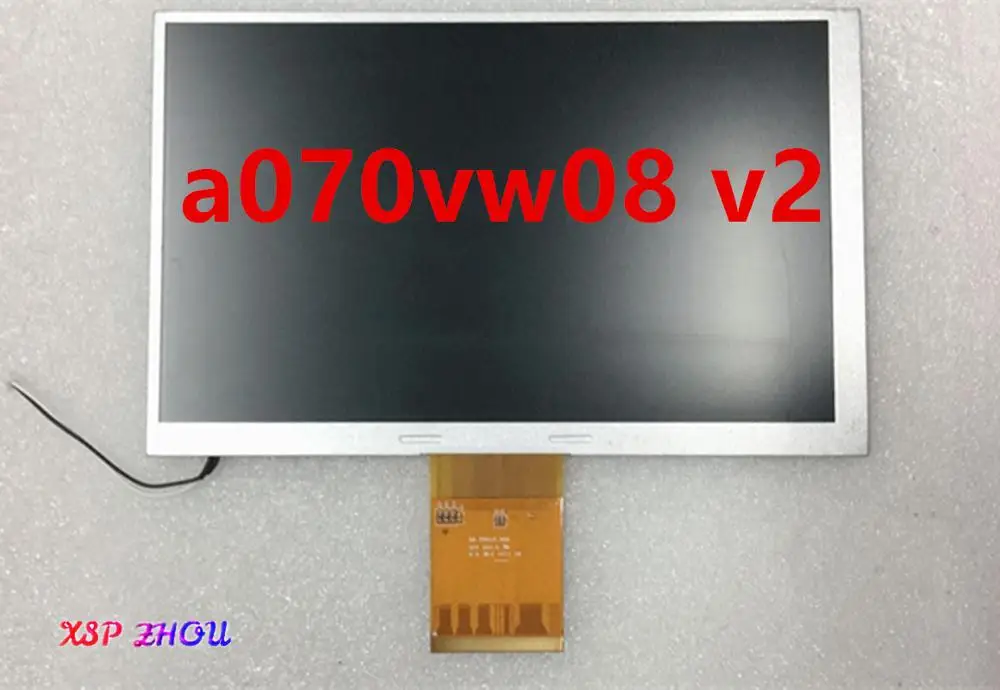 Белый Подходит для 7 дюймов TFT AUO ЖК-монитор A070VW08 V2 V0 промышленное оборудование ЖК-экран 800*480(RGB) для Mt6070ih - Цвет: Белый