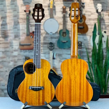 

23 inch Concert Ukulele Mahogany Solid Mini Guitar 4 String High Quality Ukulele Stage Performance Hawaiian Guitar Gift UK2379