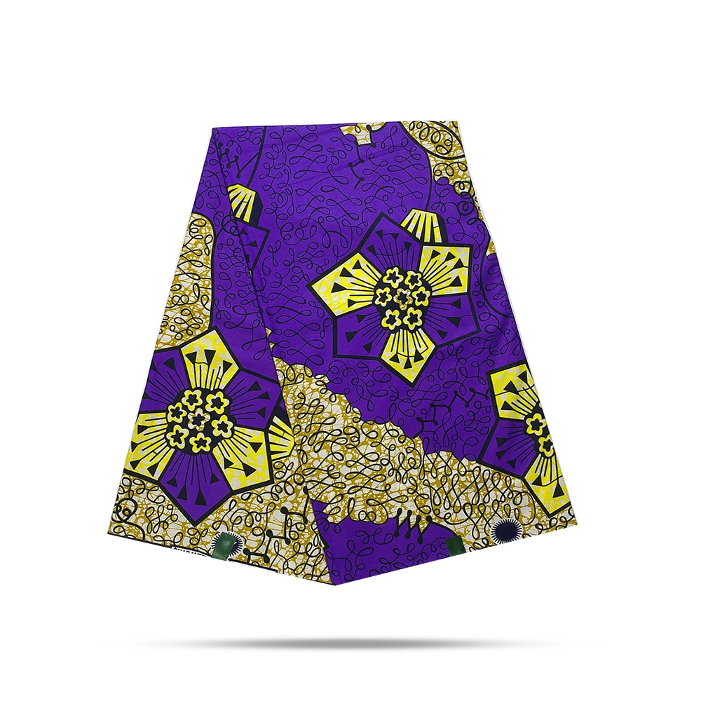 

2020 new design African wax Ankara fabric printed in Holland fabric all cotton 6 yards