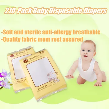 

Bamboo Flushable Disposable Liners Roll For Reusable Cloth Nappy 210 Tablets newborn diapers cotton dropshipping