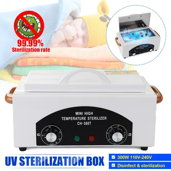 

300W Portable High Temperature Sterilizer Salon Towel Manicure Tool Disinfection Cabinet Sterilization Cleaning Appliances