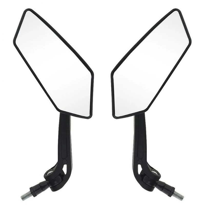 2pcs Universal Motorcycle Mirror Rearview Mirror Back Side Ebike