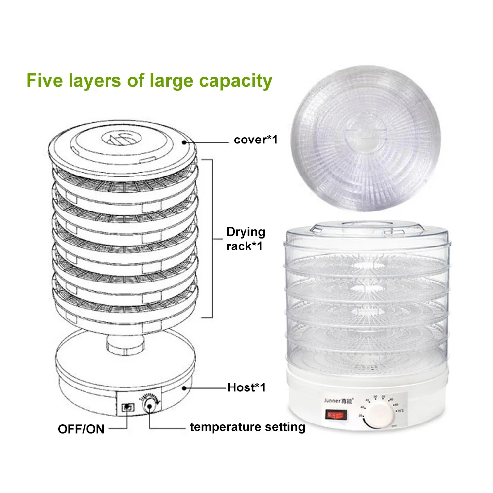 Электрический пищевой Дегидратор, электрический пищевой Дегидратор, консервант, фрукты, говядина, вяленые травы, корм для домашних животных, сухая машина