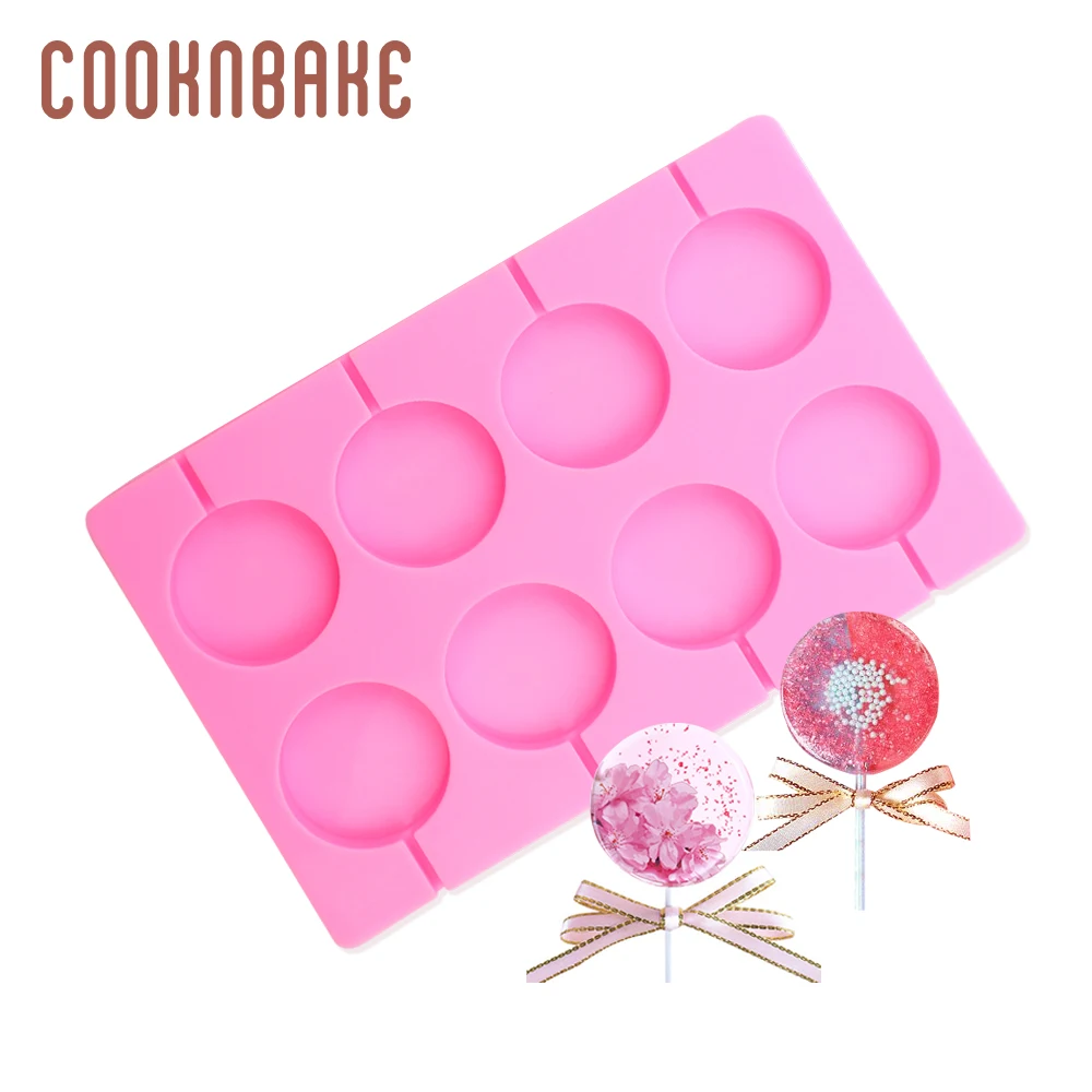 COOKNBAKE силиконовые формы для леденцов круглые леденцы конфеты торт кондитерские формы силиконовые формы для шоколада леденцы Поп украшения торта