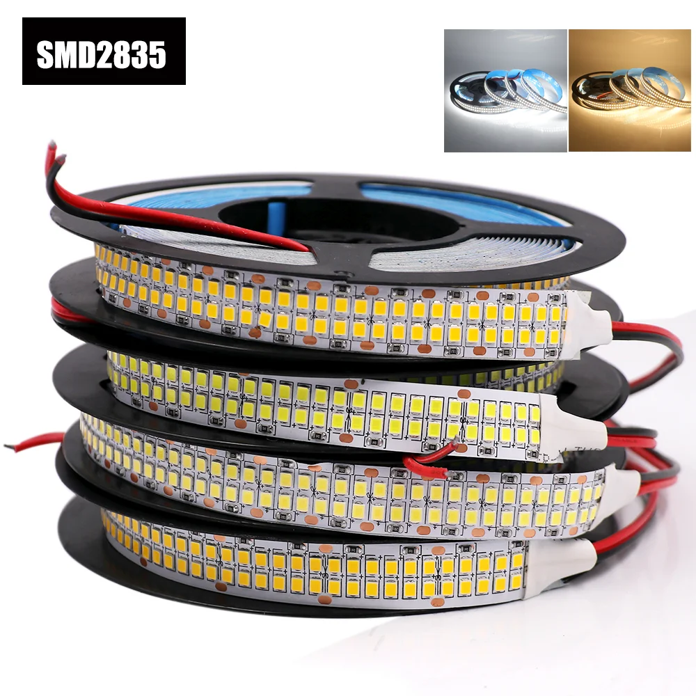 Ruban led long 120LED m SMD2835 24V IP20 3000K 20m