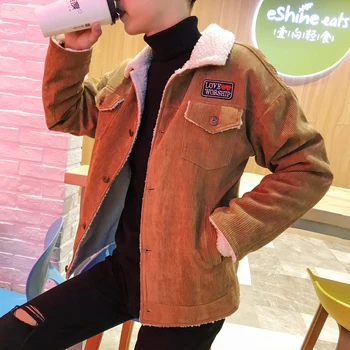 

2020 Men's Hot Sale New Japanese Men's Corduroy Jacket Men's Cotton Clown Jacket Business Casual Warm Fashion Slim Men's Jacket
