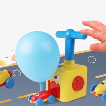 

Children Gifts Aerodynamic Forces Inflatable Balloons Car Toy Funny Inertial Power Reminiscent Balloon Car Toys