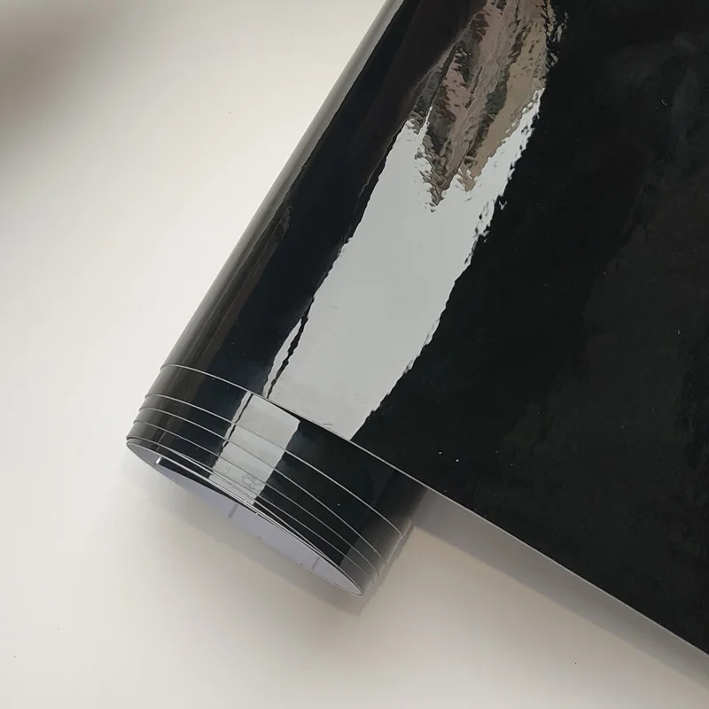 Ultra Gloss Piano Black Vinyl Wrap Film Sticker Glossy Self Adhesive Bubble Free Console Computer Laptop Skin | Автомобили и