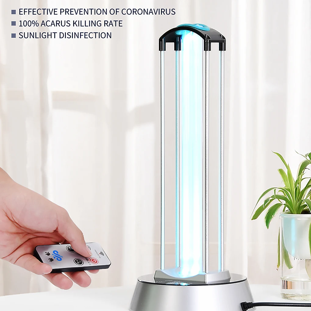 

40W UV Lamp Intelligent Human Body Sensing Remote Control 254nm Quartz UV Light