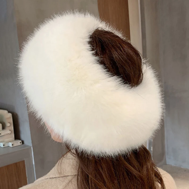 Fayx Fur|women's Faux Fox Fur Ushanka - Warm Winter Ski Cap