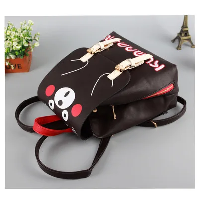 IVYYE Kumamon модные рюкзаки из искусственной кожи рюкзаки мультфильм рюкзак Повседневные детские школьные сумки Детский рюкзак унисекс