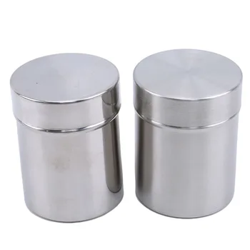 

Hot Sale Storage Bottles & Jars Stainless Steel Sealed Cans Portable Storage Tank Milk Tea Cans Seasoning Jar Toothpick Holder