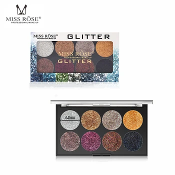 

8 Color Eyeshadow Pearlescent Shimmer Eyeshadow Palatte Glitter Pearly Shinny Woman Makeup Durable Eye shadow Palatte Cosmetics