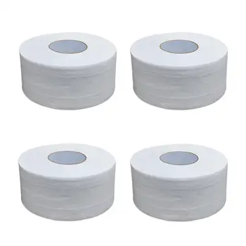 

4Pcs Toilet paper White Thicken Large-Volume Hand Toilet Towels Roll Tissues Napkin papier toilet papel