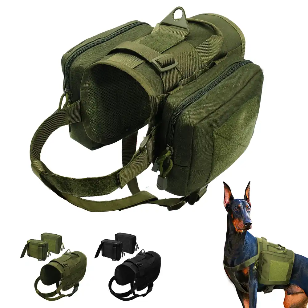 Tactical Dog Harness Training Vest Military K9 Water Resistant Harness