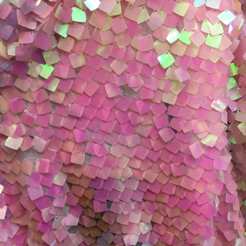 

2020 high quality french sequin mesh lace fabric african tulle mesh lace fabric party dress MW34801