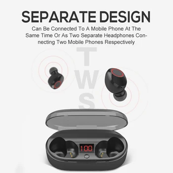 

Jellico Led Display TWS Bluetooth Earphone V5.0 Noise Cancelling IPX4 Mini Wireless Sport Earphones HiFi Stereo Earbuds With Mic