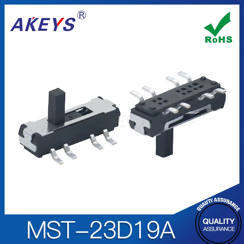 MST-23D19A (2P3T) 8피트 3단 수직 패치 스위치 미니 장난감 스위치