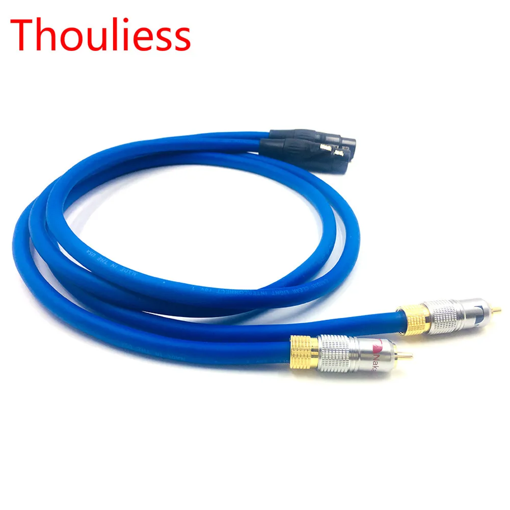 

Thouliess Pair Nakamichi RCA Male to XLR Female Balacned Audio Interconnect Cable XLR to RCA Cable with CARDAS Clear-Light-USA