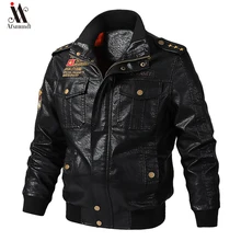 Новое поступление, брендовая мотоциклетная кожаная куртка, Мужская кожаная куртка-бомбер, Классическая мужская куртка из искусственной кожи, мотоциклетная куртка, байкерские куртки