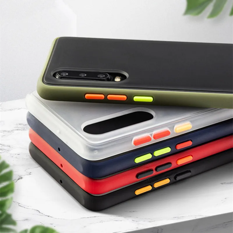 Бампер силиконовый чехол на Honor Play 3 8A V30 20 9X Pro для huawei P30 lite P20 Коврики 30 Nova 6 SE 5T Y6 Y7