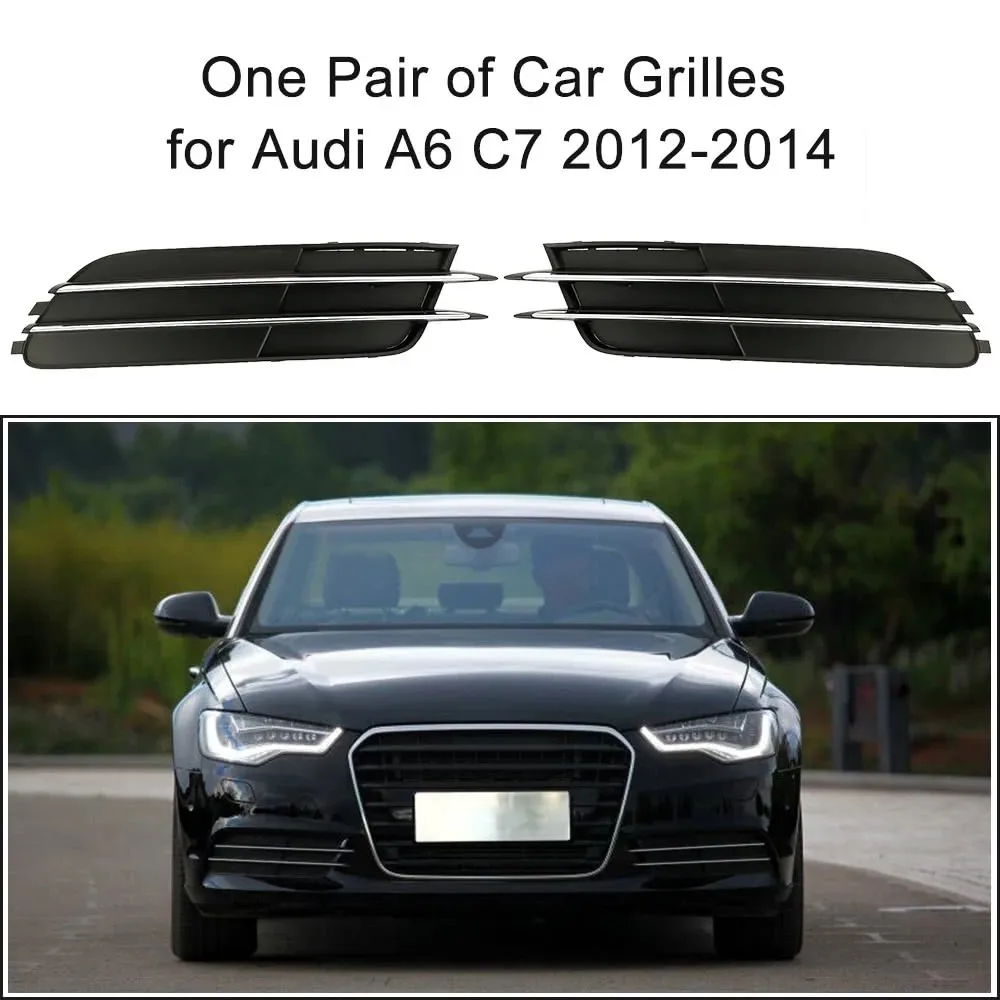 Горячая новинка одна пара автомобильных решеток бампера для Audi A6 C7 2012-2014 |