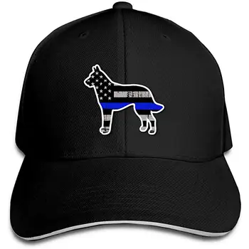 

Men Womens Police K9 Thin Blue Line Truckers Caps Baseball Cap