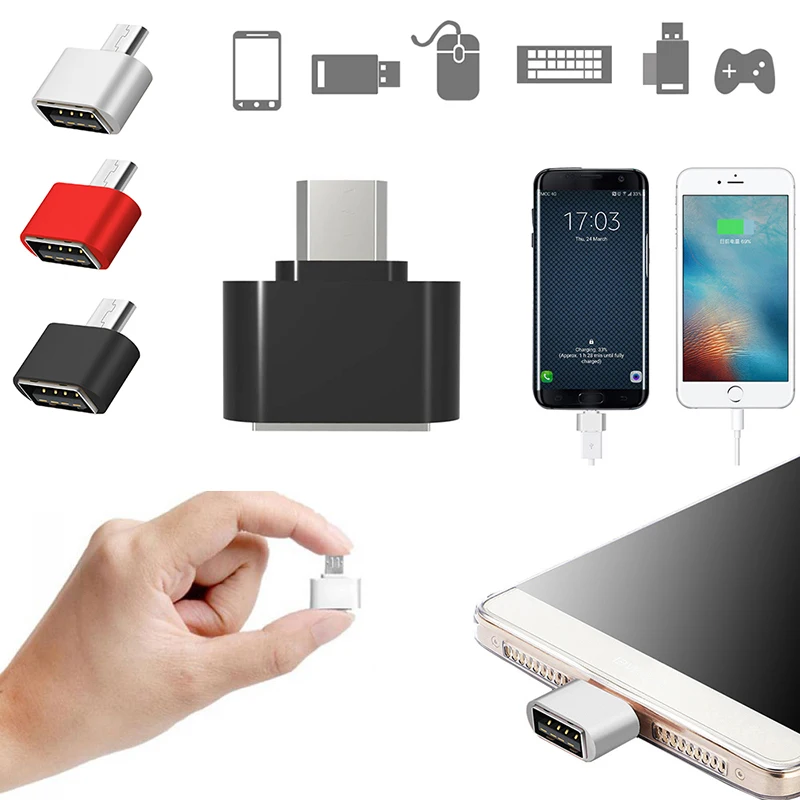 

3pcs/lot New Style Mini OTG Cable USB OTG Adapter Micro USB To USB Converter for Tablet PC Android