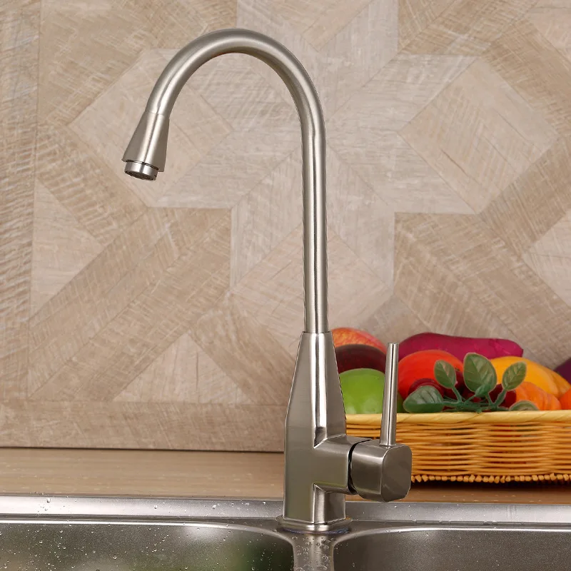 

Brushed Octagonal Dan Alloy Kitchen Sink And Cold Mixing Valve 360 Rotating Leading Engineering Hotel Shop Wholesale Procurement