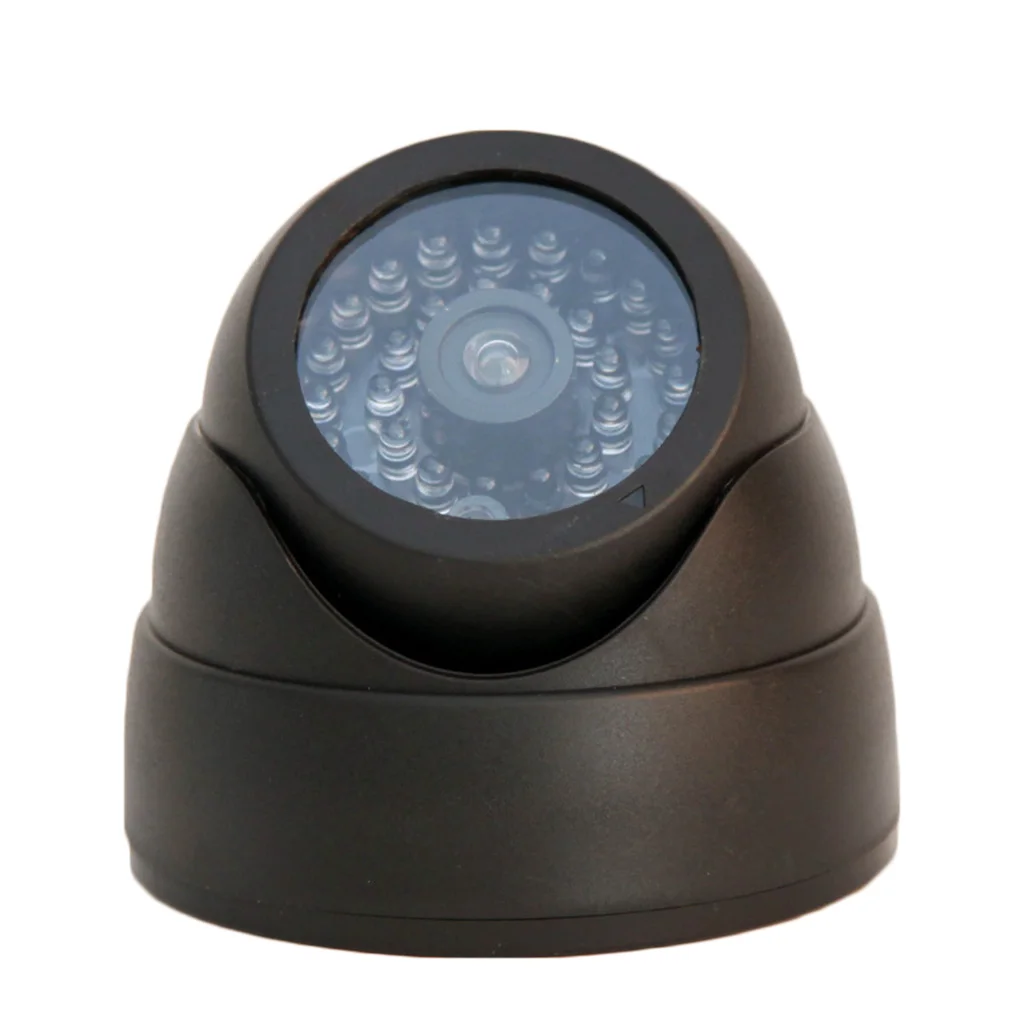 

Fake Dummy Camera Family Security Dome Camera Black Flashing LED Light Home Simulation Video Recorder