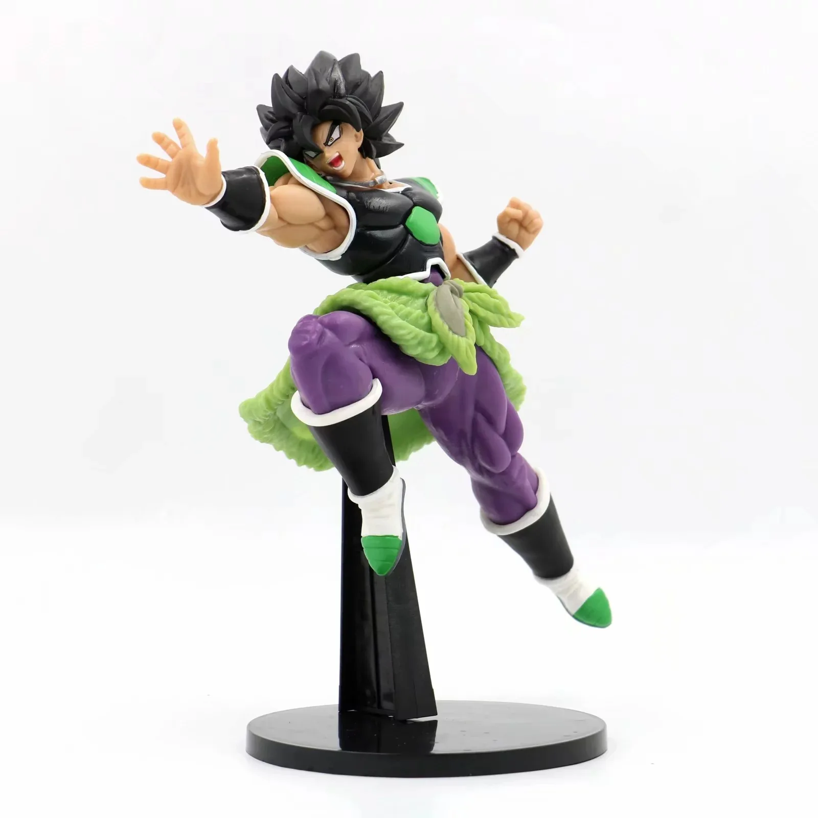 

Anime Dragon Ball Ultra-Film Version of Super Saiyan Fight Black Hair Broly Model Garage Kit