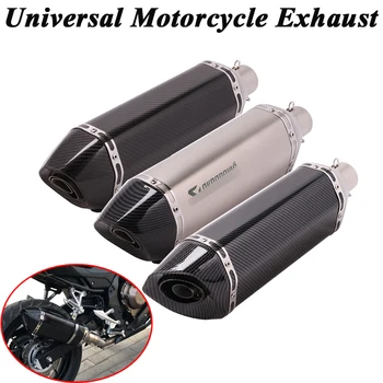 

Universal 470mm Motorcycle Exhaust Escape Modified Carbon Fiber Muffler DB Killer Silencer For Z900 CBR500 GSX750R ATV TMAX530