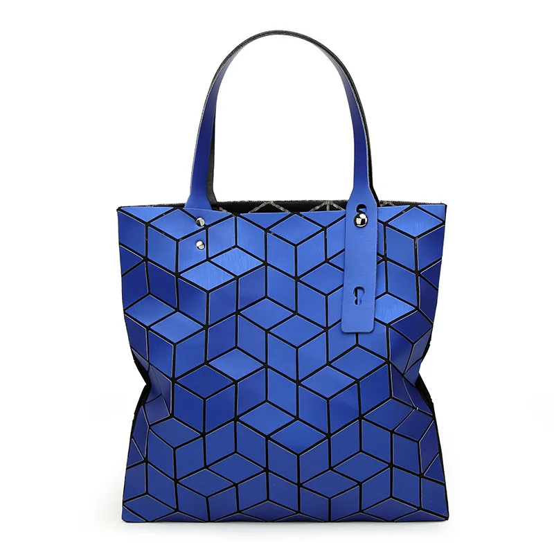 

2019 Spring And Summer New Style Geometry Quilted Folding Dull Polish Handbag Korean-style Fashion WOMEN'S Bag