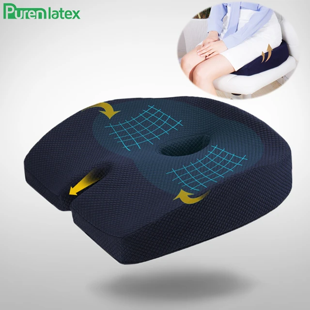 Seat Cushions for Office Chairs,Memory Foam Coccyx Cushion Pads for Tailbone  Pain,Sciatica Relief Pillow,Correct Sitting Posture - AliExpress