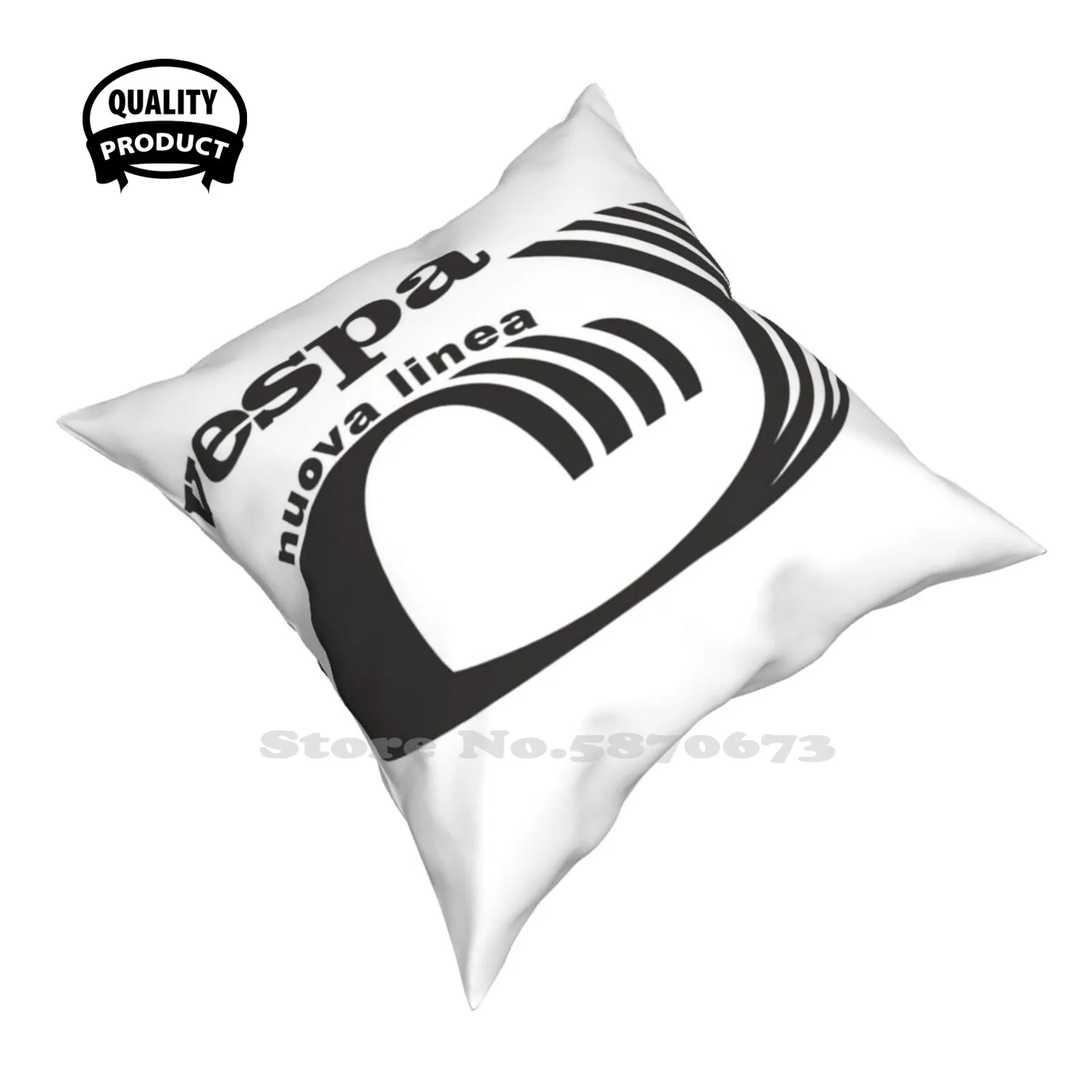 Vespa Nuova Linea Retro 1970'S Scooter Model Pillow Cover Hug Federa Lambretta Scooter Ciclomotore Jet 200 Vespa Piaggio