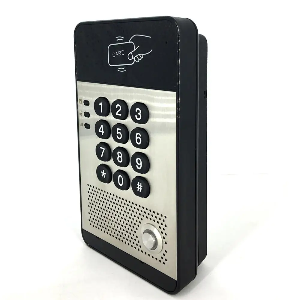 Высококачественный домофон PBX IP SIP с дверным звонком и водонепроницаемой