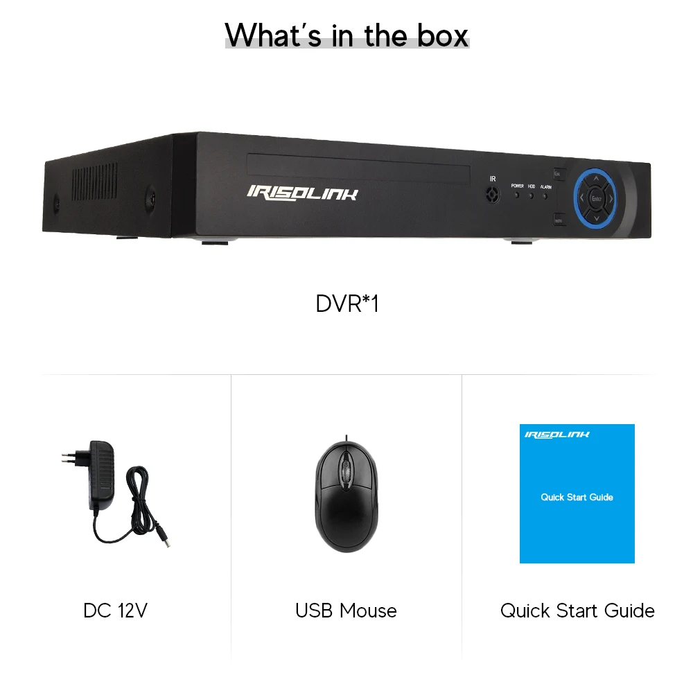Irisolink 2MP 4CH AHD DVR 5 в 1 Гибридный H.265 рекордер безопасности для 1080P AHD TVI CVI аналоговая IP камера обнаружения движения