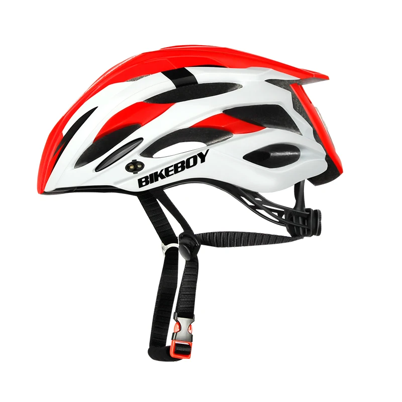 Мужские Велоспорт Шлем вставка с светодиодный светильник для велосипеда шлем для 54-61 см MTB дорожный велосипед горного велосипеда каска для велосипедный шлем для взрослых hombre - Цвет: red white with led