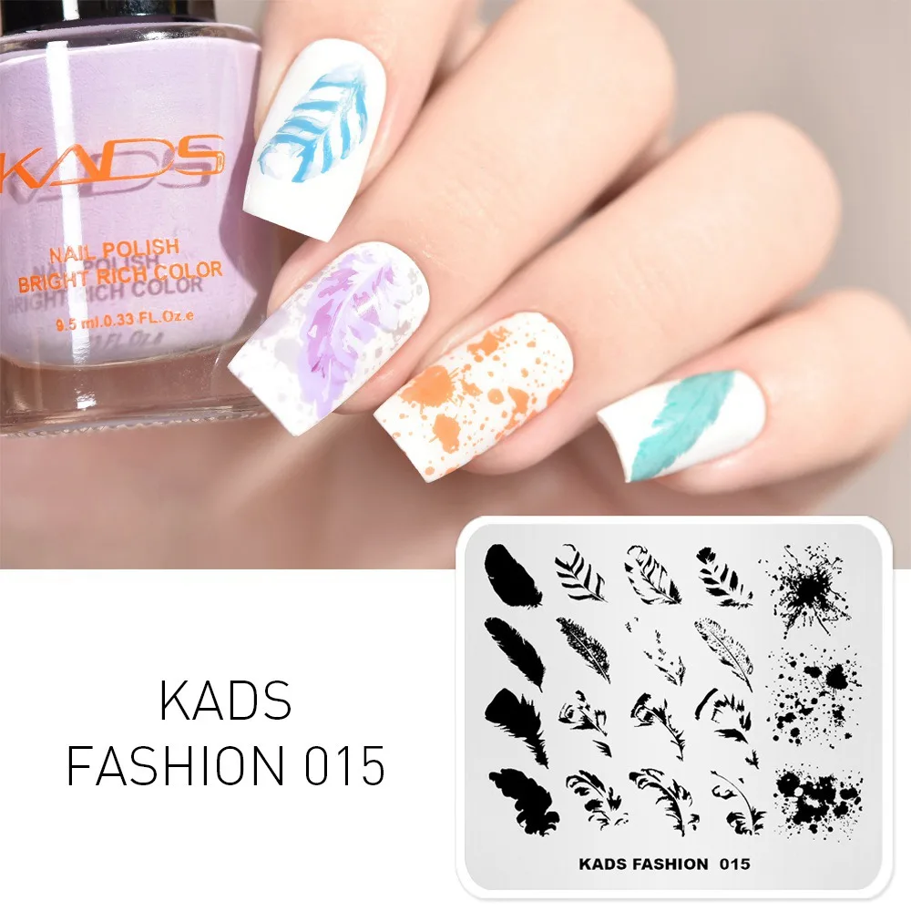 Nail Stamping Plate 46 Designs Nail Art Stamping Plate Flower Butterfly Geometric Patterns Nail Stencils Template Manicure Tools 6